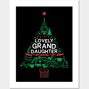 Loving Granddaughter Gift - Xmas Tree - Christmas Posters and Art